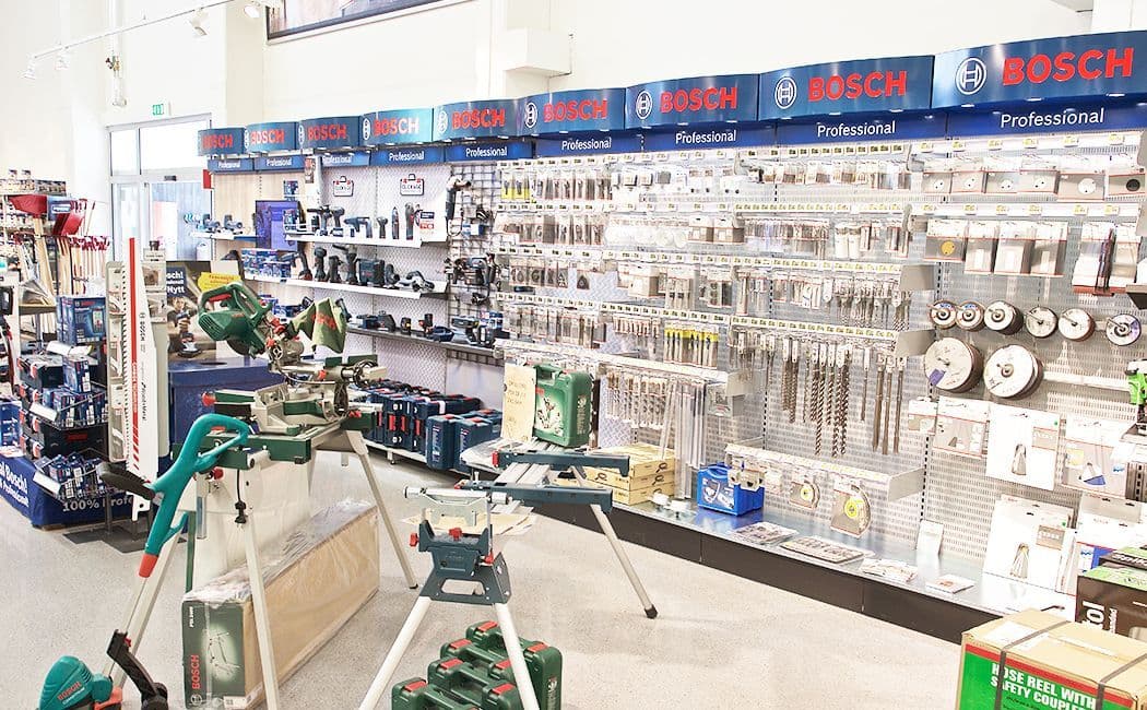 utstilling av verktøy hos xl-bygg