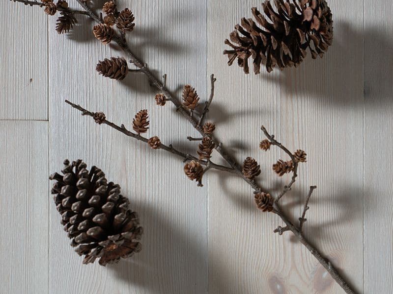 Heltregulv fra Moelven som er lysoljet.