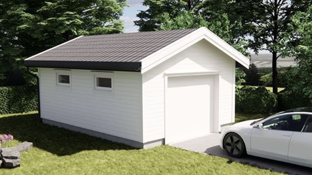 Garasje 1a: Enkelgarasje