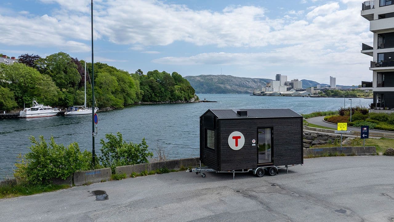DNT hytte på hjul i Stavanger.